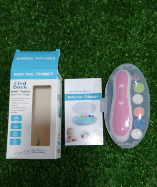 Electric Nail Clipper Baby Nail Trimmer Clipper Set In Random Color Designed As An Electric Nail Clipping And Trimming Set (Random Colors)